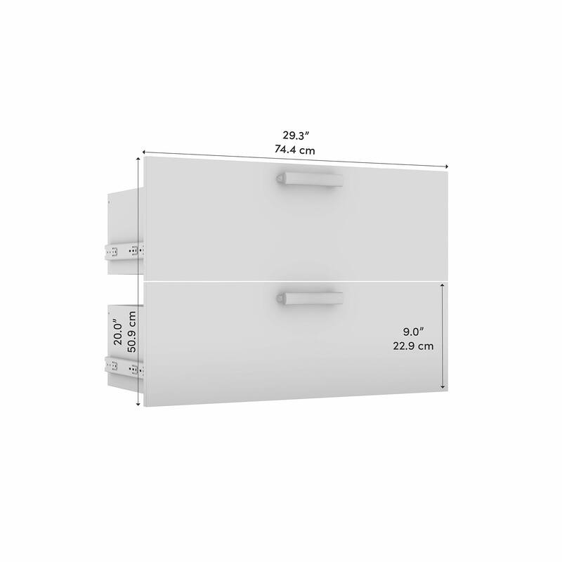 Cielo 2 Drawer Set for Cielo 30W Closet Organizer by Bestar