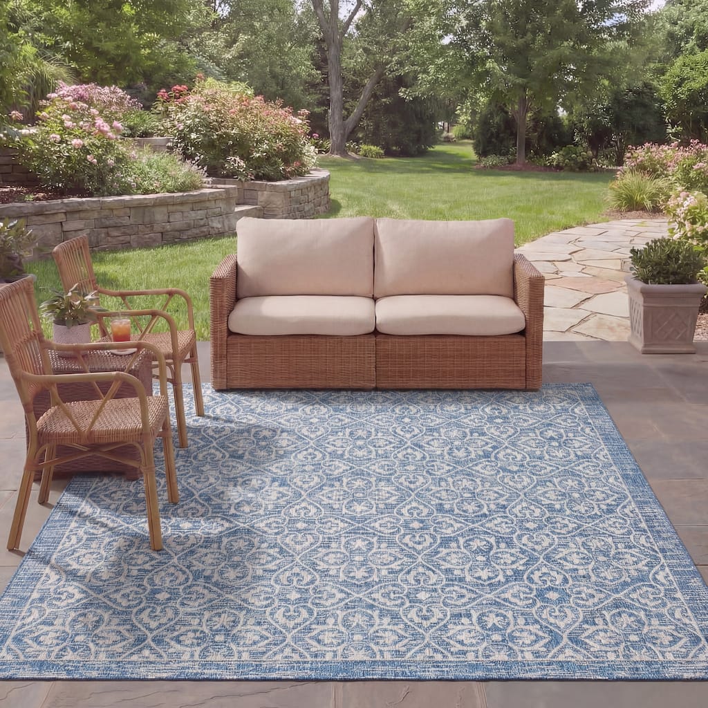 SAFAVIEH Courtyard Kokkie Indoor/ Outdoor Waterproof Backyard Patio Rug