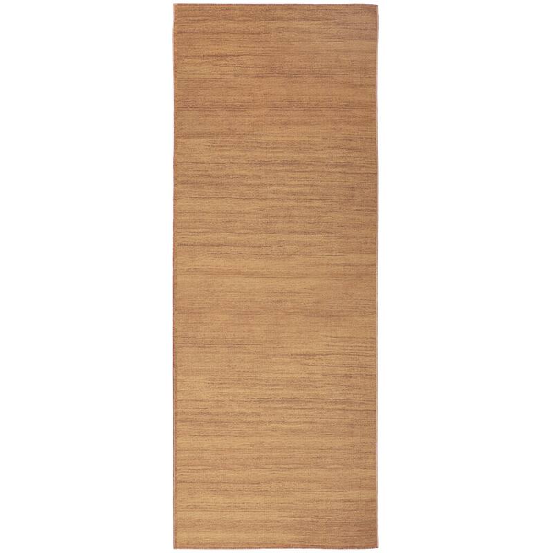 Gikoz Power Loomed Abstract Modern Low Pile Area Rug By HomeRoots - 120' X '26' X '0.25