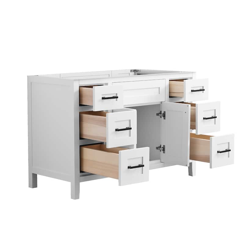 Nephelily 48" 60" 72" Bathoom Vanity Base Only, Easy-to-Install