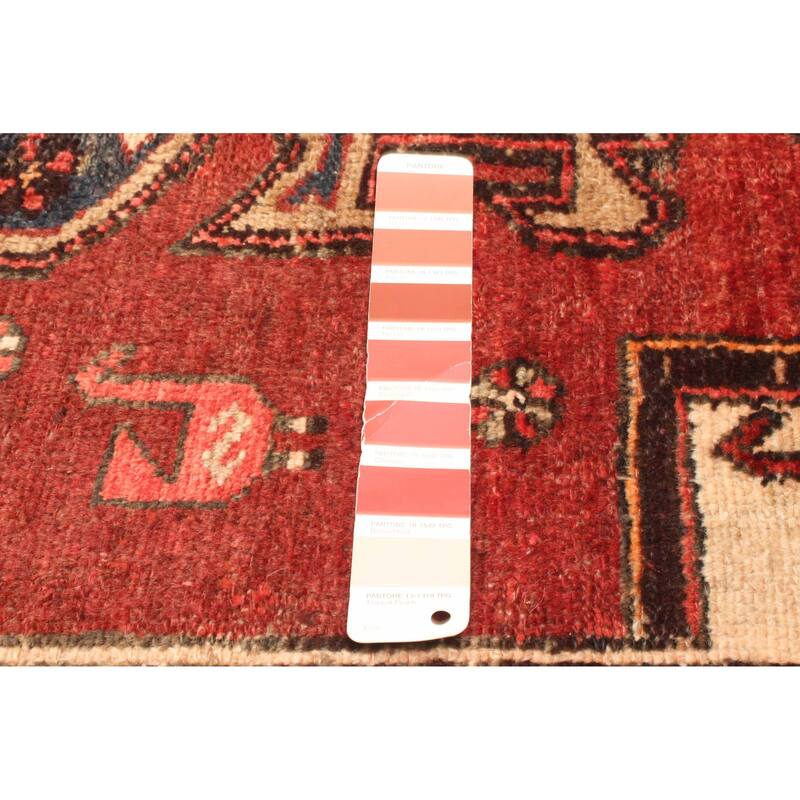 ECARPETGALLERY Hand-knotted Andelz Dark Red Wool Rug - 3'1 x 6'7