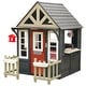 preview thumbnail 1 of 7, KidKraft Riverscape Wooden Playhouse - Navy - N/A