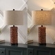 preview thumbnail 14 of 14, Enzo 25" Coastal Water Hyacinth LED Table Lamp, (Set of 2), by JONATHAN Y