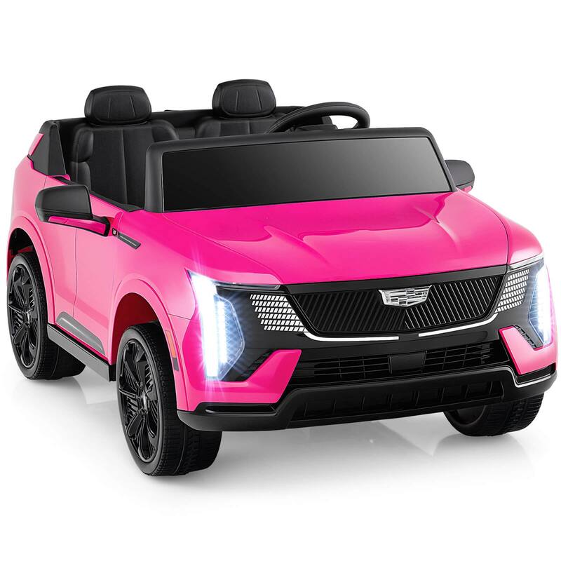 Costway 2 Seater Ride on Truck with Remote Control 3 Speeds LED Lights - See Details - Pink