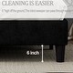 preview thumbnail 13 of 27, Queen Size Platform Bed Frame with Headboard & Wooden Slats Support for Kids Teens Adults No Box Spring, Easy Assembly