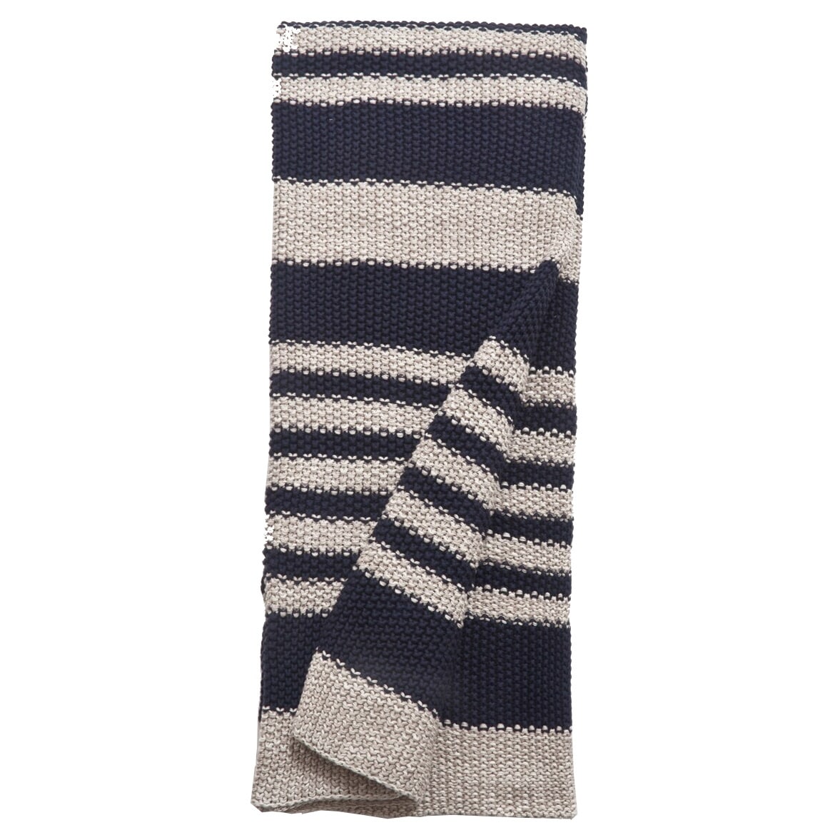 Cottage Home Calab Stripe Cotton Throw Blanket
