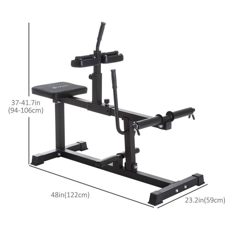 Soozier Adjustable Calf Raise Strength Training Home Gym Machine