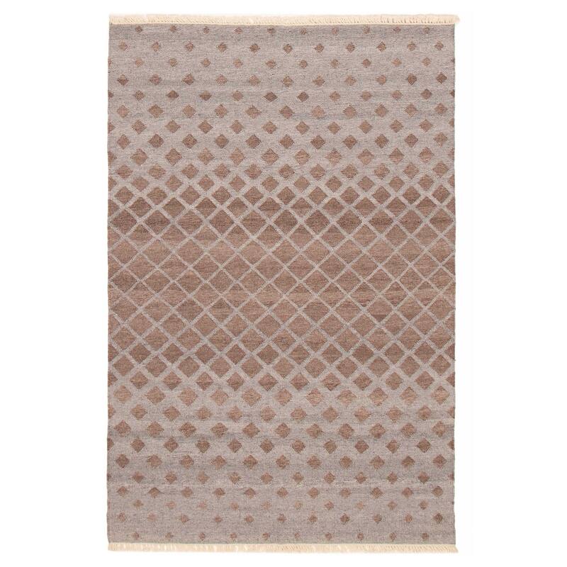 Ankara FW Grey Kilim 5'2" x 8'0" - 5'2 x 8'0 - Grey - 5'2 x 8'0