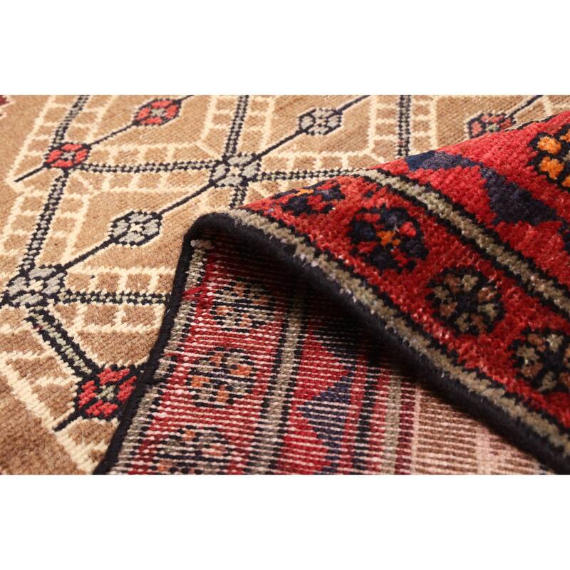 ECARPETGALLERY Hand-knotted Andelz Brown Wool Rug - 3'6 x 5'11