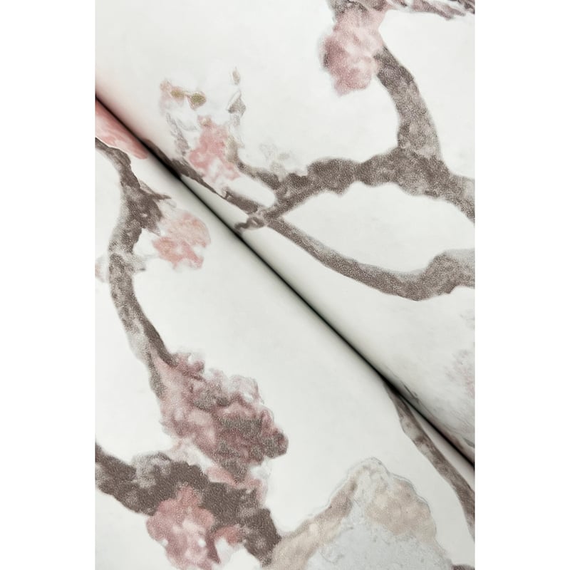 Riverside Avril Chinoiserie 27 In W X 27 Ft L Wallpaper