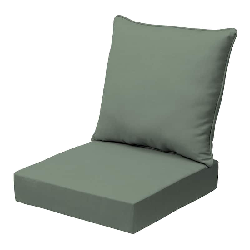 ARDEN earthFIBER Outdoor Deep Seat Set 24 x 24 - Sage Green Texture