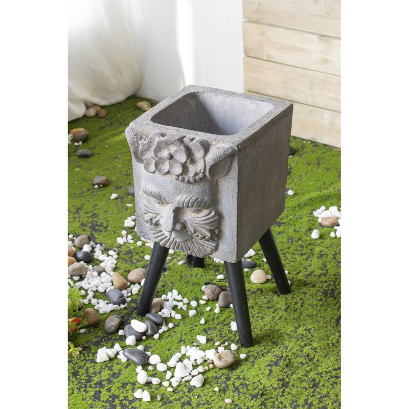 Greek God Statue Planter with Legs