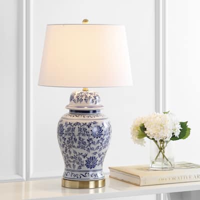 SAFAVIEH Lighting 30" Arwen LED Table Lamp (Set of 2) - 17"x17"x30.5"