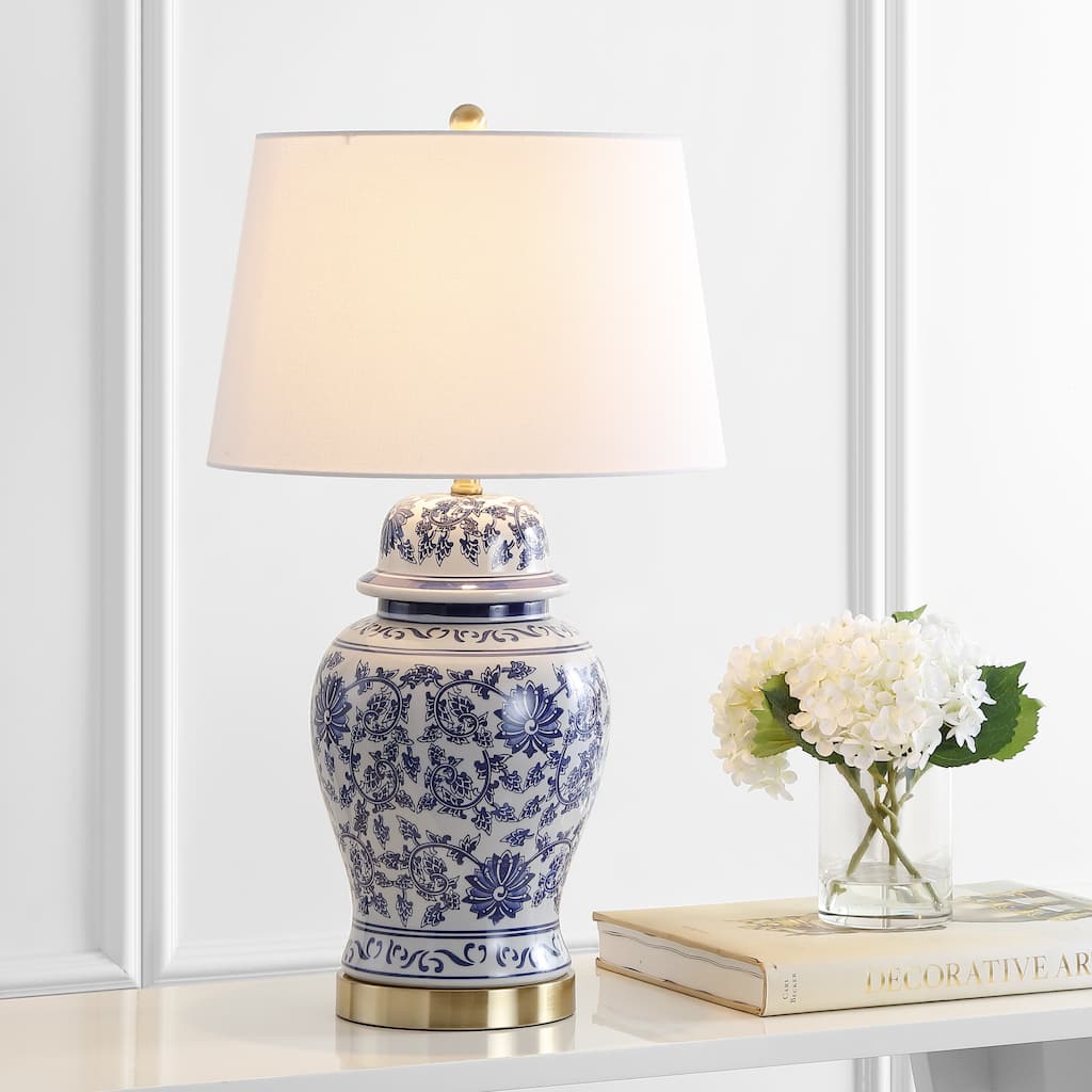 SAFAVIEH Lighting Bavani 30" LED Table Lamp (Set of 2) - 17"x17"x30.5" - 17Wx17Dx31H