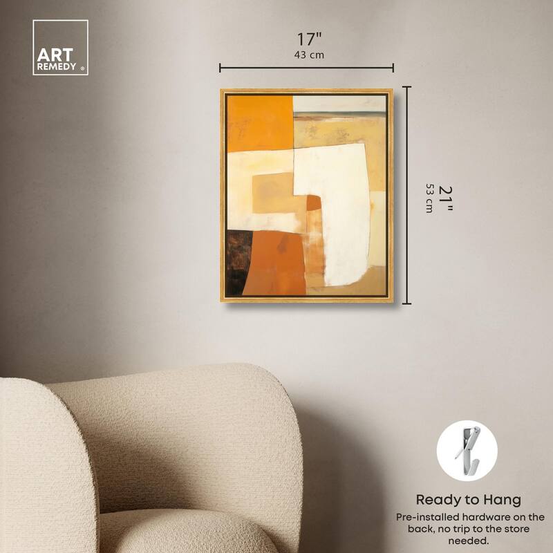 Clay and Canvas II Canvas by Art Remedy