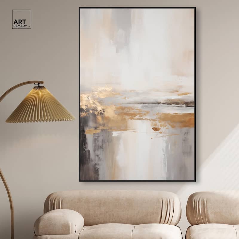Gold Dust I Canvas by Art Remedy