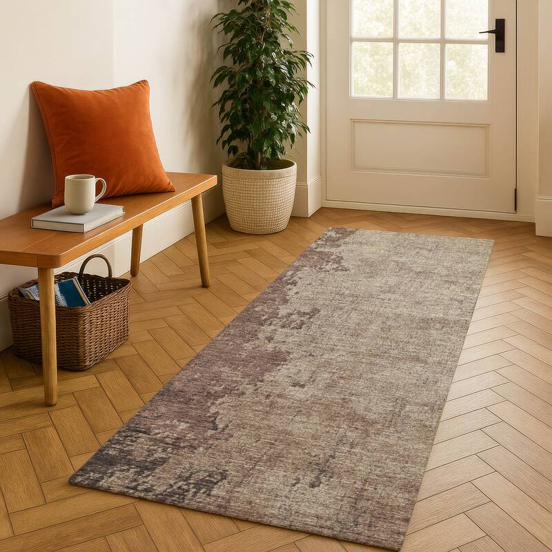 Premium Washable Super Soft Mayfield Rug - Chocolate - 2'3" x 7'6"