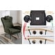 preview thumbnail 2 of 48, Modern Living Room Teddy Fabric Rocking Chair with Pocket and Headrest, Dark Green