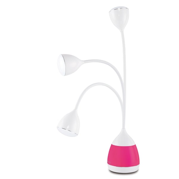 Led desk lamp with color sale changing base