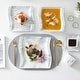 preview thumbnail 5 of 49, MALACASA Flora Porcelain Wavy Modern Dinnerware Set (Service for 6)