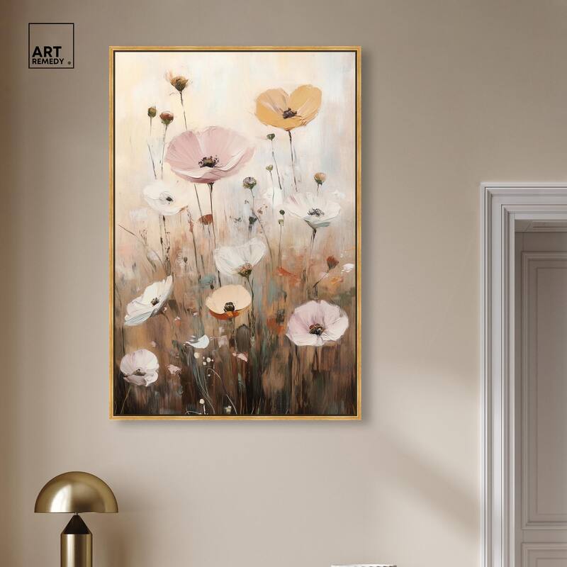 Delicate Flowers in Bloom Canvas by Art Remedy