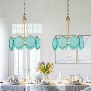 Turquoise ceiling light outlet