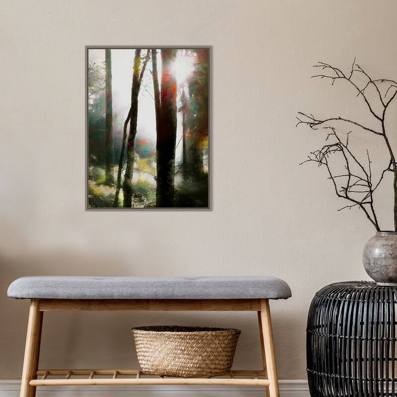 Dare to Believe by Helen White Framed Canvas Wall Art Print - Sylvie Greywash