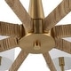 preview thumbnail 6 of 7, Uttermost Lautoka Rattan 8 Light Chandelier - 26H x 32 DIA in.
