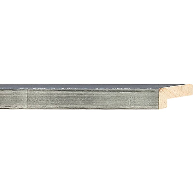 21x10 Shadow Box Frame Silver | 1.375 Inches Deep Real Wood