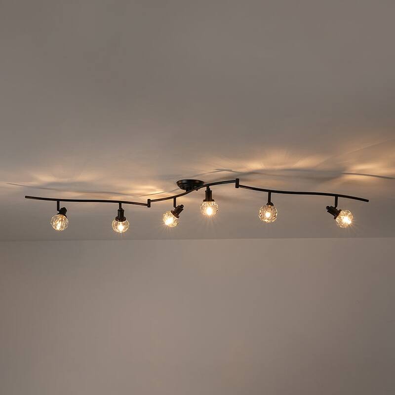 Versatile Adjustable Crystal Track Light Linear Island Spotlight