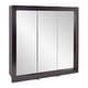 preview thumbnail 13 of 14, Design House Ventura Espresso Bathroom Medicine Cabinet Mirror