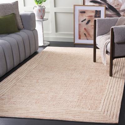 SAFAVIEH Handmade Ebony Dorith Contemporary Wool Rug