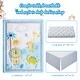 preview thumbnail 8 of 10, Crib Bedding Set for Girls Boys, 3 Piece Soft Baby Bedding Set Including Quilt, Fitted Crib Sheet and Crib Skirt