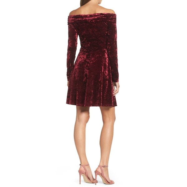 chelsea28 velvet dress