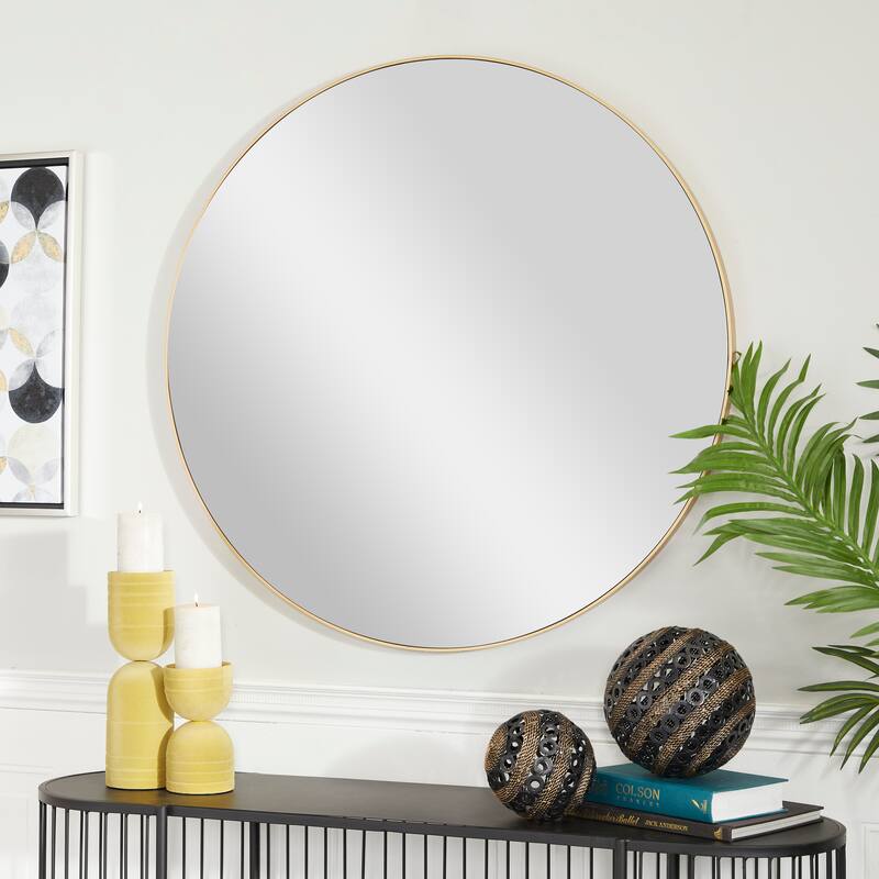 Multiple Frame Finishes / Sizes Modern Contemporary Round Wall Mirrors