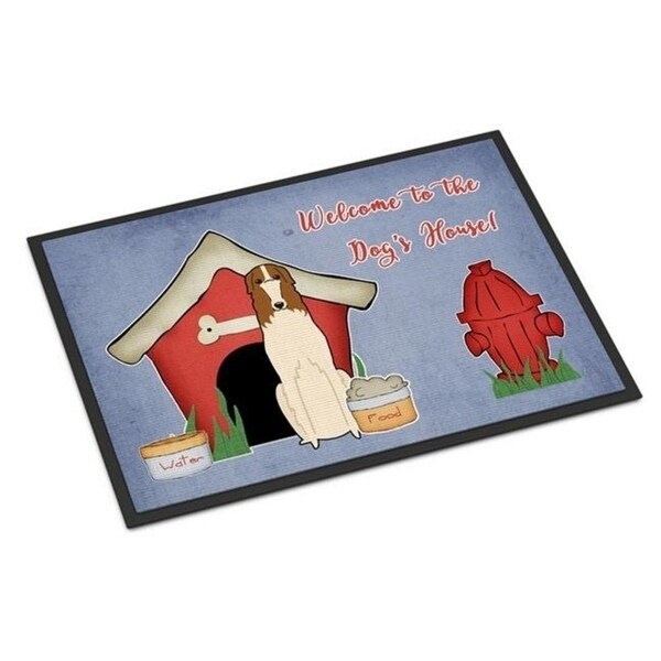 Carolines Treasures BB2777JMAT Dog House Collection Borzoi Indoor or Outdoor Mat 24 x 0.25 x 36 in.