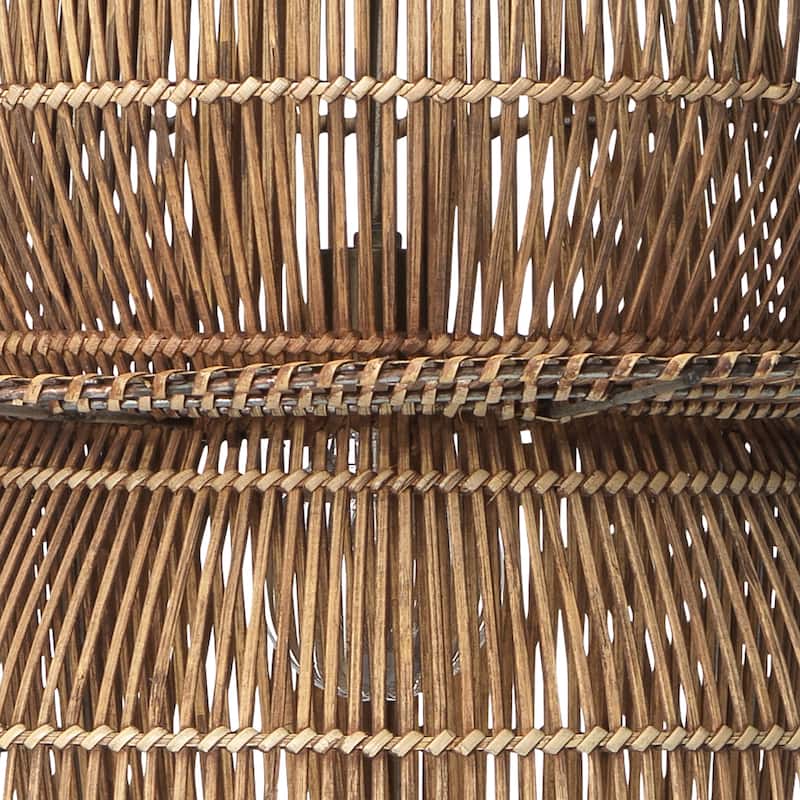 Alden Décor Humbolt Rattan and Bamboo Pendant