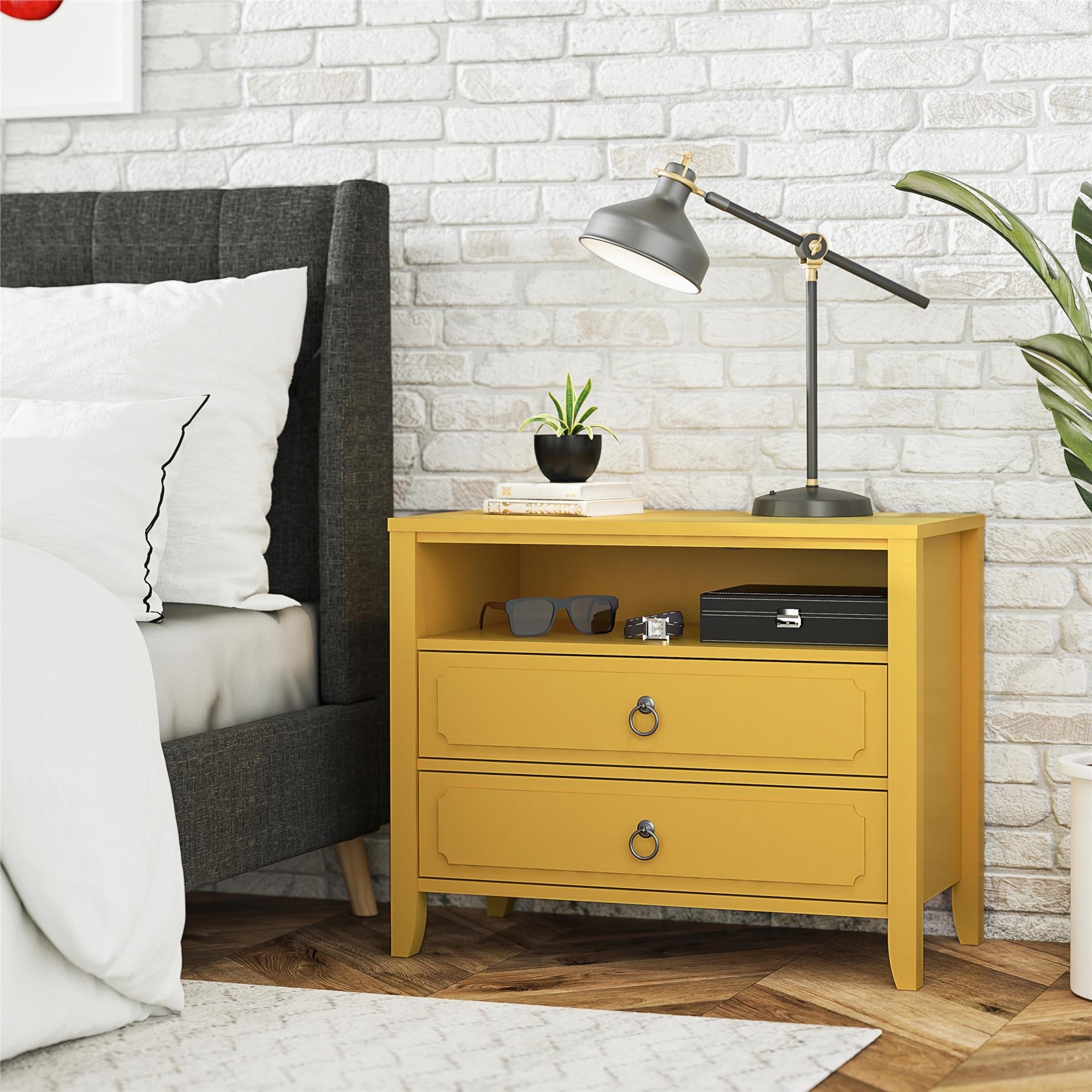 Yellow deals nightstand target