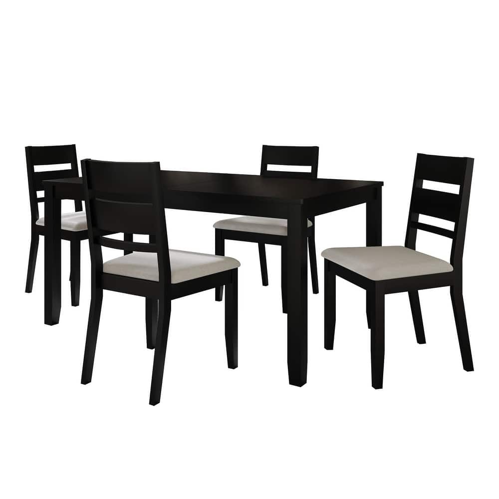 CraftPorch Elegant 5-piece Wooden Dining Set