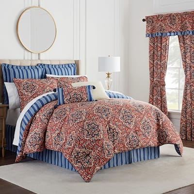 Waverly Tabriz Queen 4pc Comforter Set