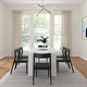 preview thumbnail 20 of 23, Modern 72-inch Rectangle Dining Table Set with 6 Chairs