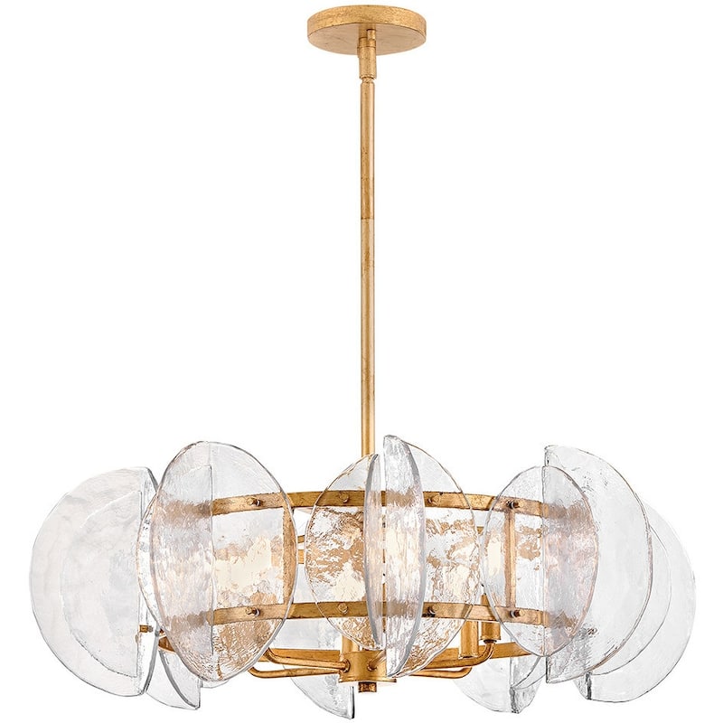 Fredrick Ramond FR41924 Seraphina 6 Light 28" Wide LED Ring Chandelier