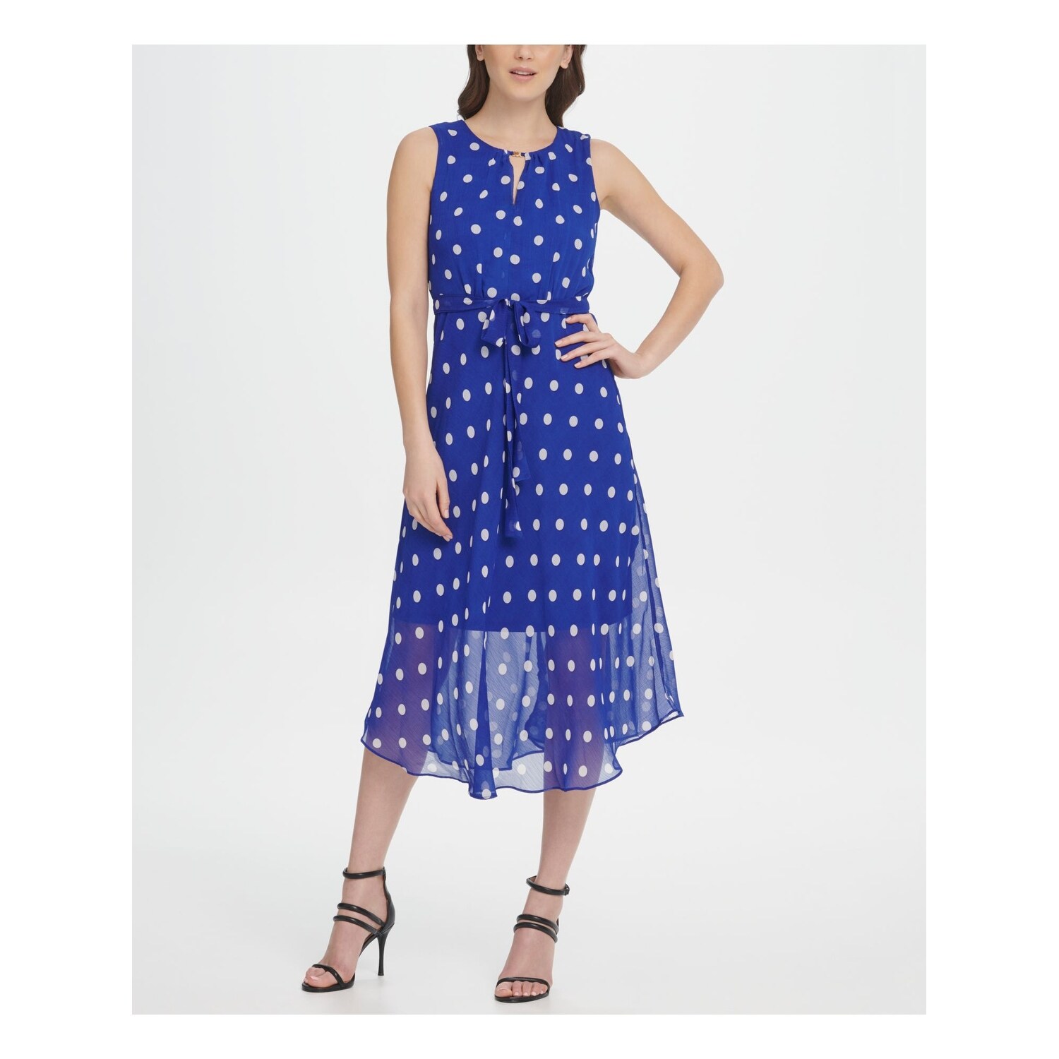 dkny polka dot dress