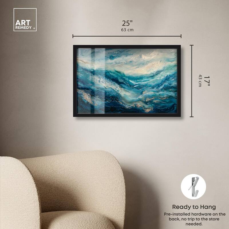 Jeweled Waters Shadowbox by Art Remedy
