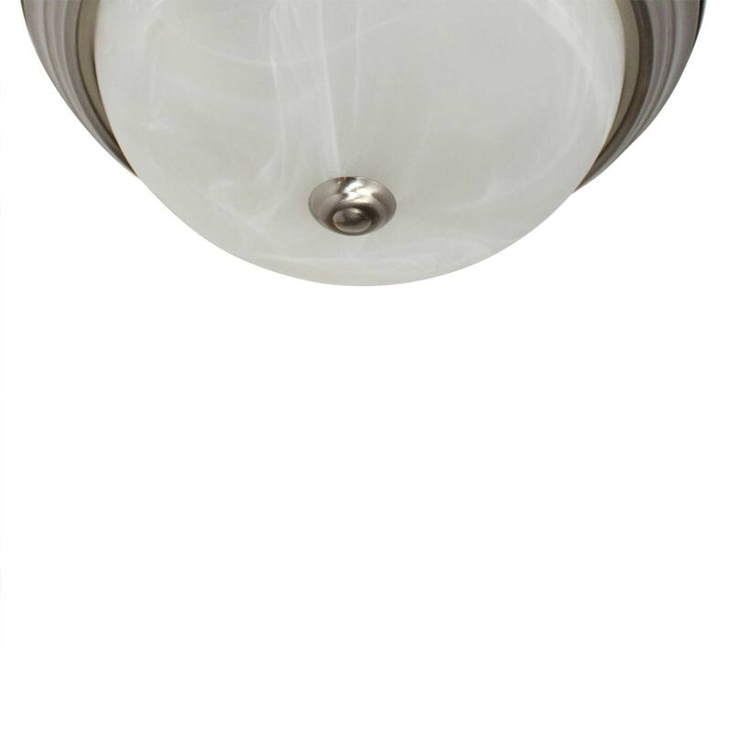 LED Flush Mount Ceiling light in Brushed Nickel