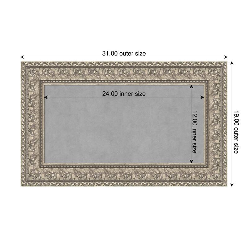 Amanti Art Sydney Silver Framed - 31 x 19 in