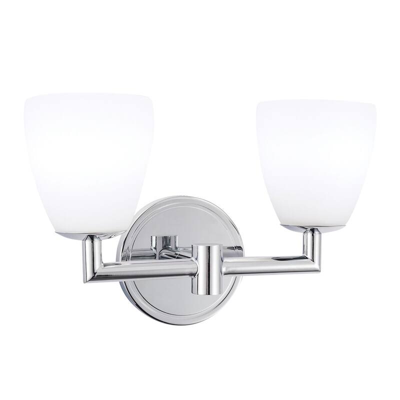 Chancellor 11-inch Wide Integrated LED Vanity Light in Brushed Nickel - 11 - Chrome