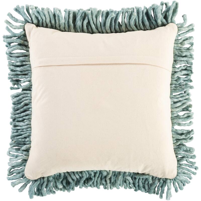 Ellea Textured Chevron Throw Pillow with Fringe