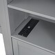 preview thumbnail 93 of 92, Wooden Storage Platform Bed Frame with All-in-One Cabinet & Sockets