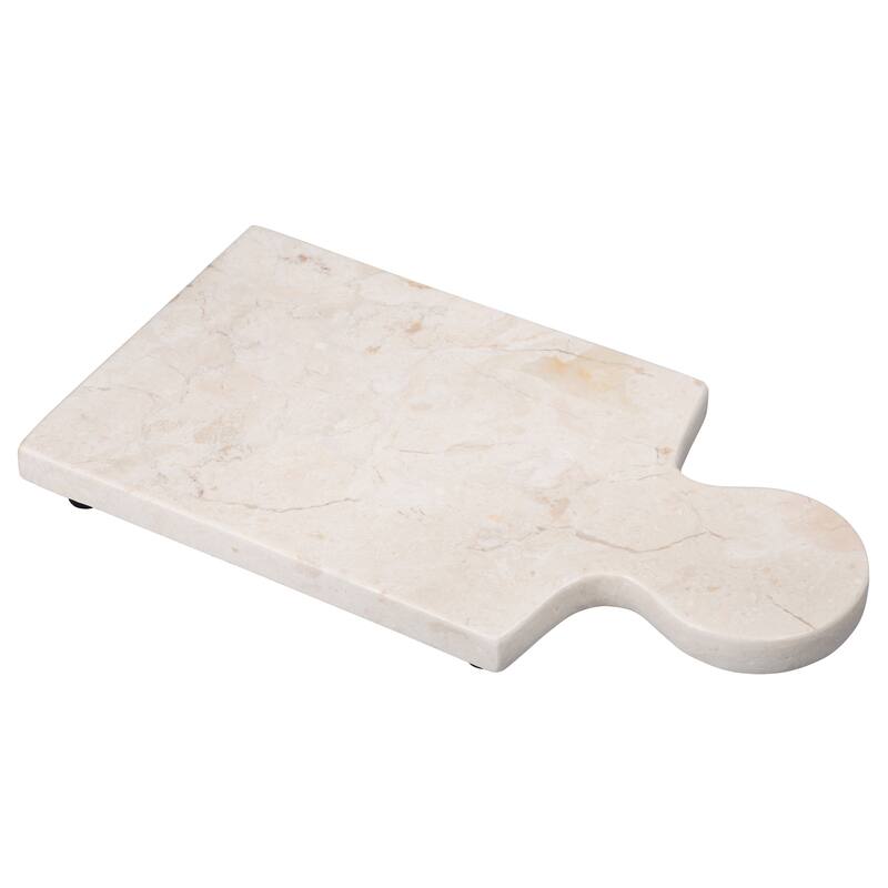 Creative Home Champagne Marble 12" x 6" Cheese Paddle Board